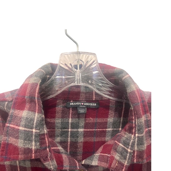 BRANDY MELVILLE | FLANNEL SHIRT button up - Picture 2 of 5
